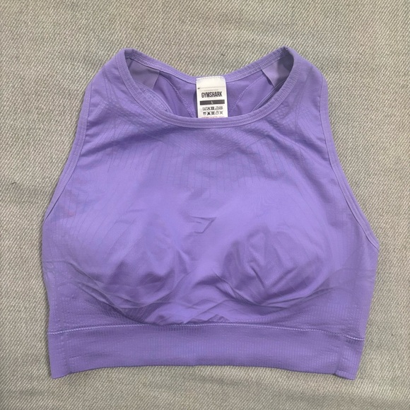 Large Purple Gymshark Sports Bra - Picture 1 of 3
